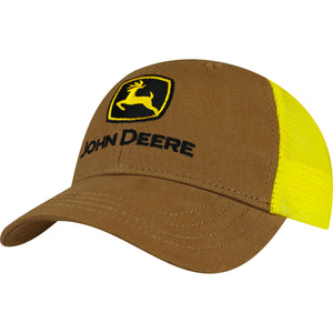 John Deere  Youth Cap Brown Trucker