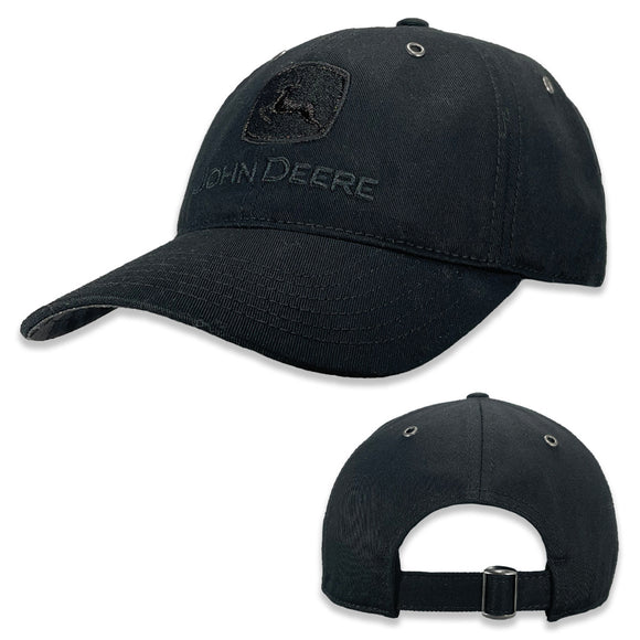 John Deere Blackout Cotton Twill TM Cap