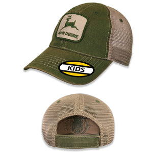 John Deere Youth Full Embro Patch Hat