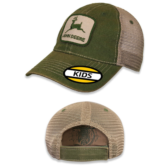 John Deere Youth Full Embro Patch Hat