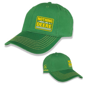 John Deere Mens Twill Nothing Runs Like a Deere Embro Hat