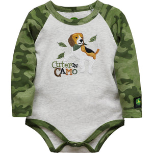 John Deere Infant Cuter in Camo Bodyshirt