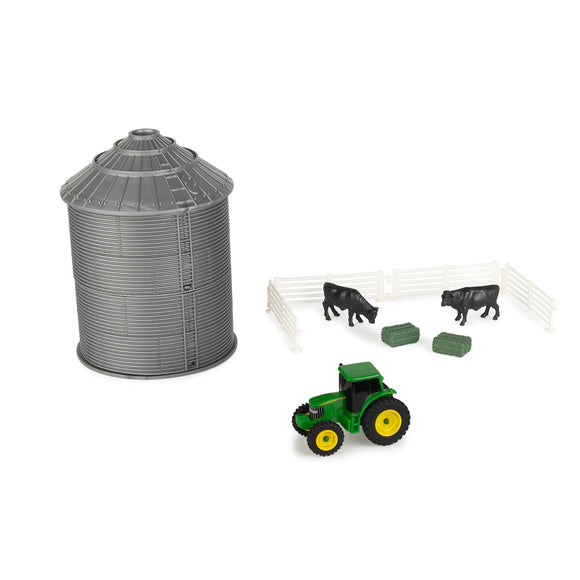 John Deere 1/64 Scale Mini Grain Bin Set
