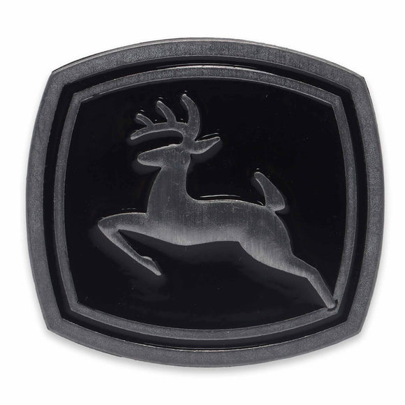 John Deere Chrome Car Badge