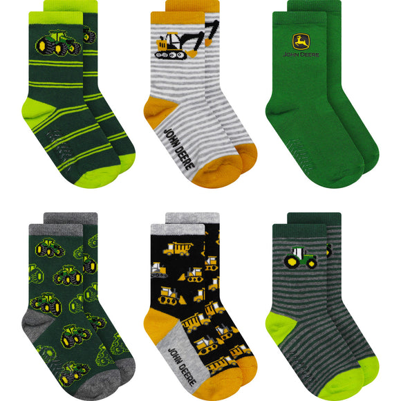 John Deere Toddler Boy Multi Crew Socks