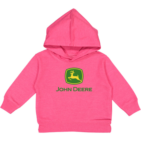 John Deere Toddler Hot Pink Trademark Hoodie