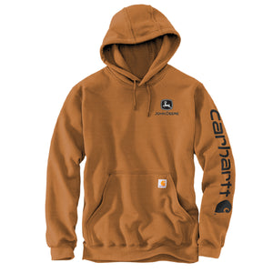 John Deere Carhartt Construction Brown Hoodie