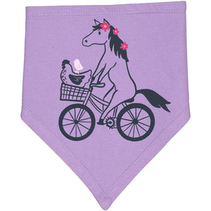 John Deere Horse on Bike Drool Bib