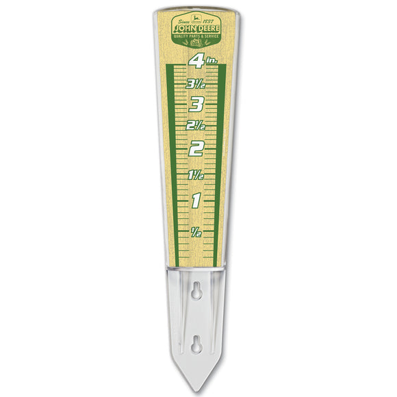 John Deere Retro Rain Gauge