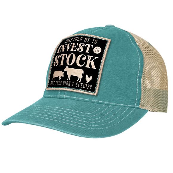 John Deere Invest in Stock Mesh Back Cap