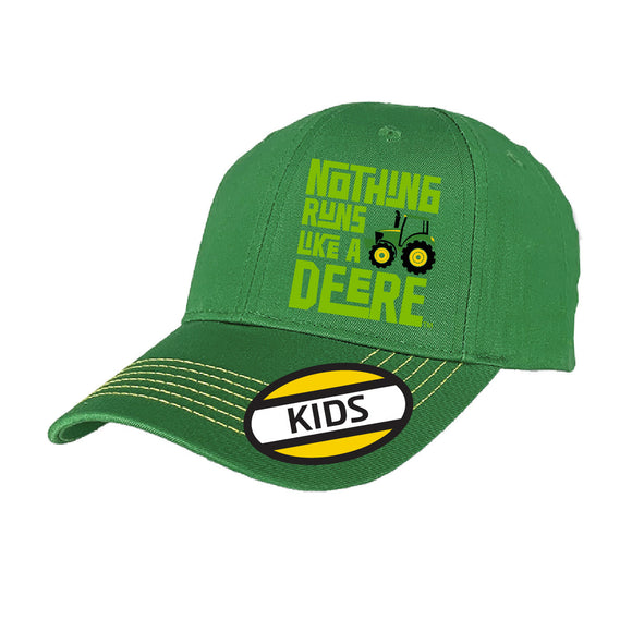 John Deere Toddler Twill Nothing Runs Like a Deere Embro Hat