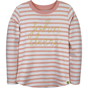 John Deere Girl Toddler Tee Script