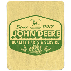 John Deere Retro Badge 50x60 Blanket