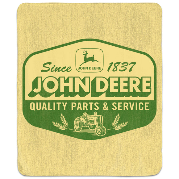 John Deere Retro Badge 50x60 Blanket