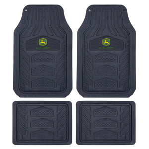 John Deere 4-Piece Weather Pro Floor Mat Set