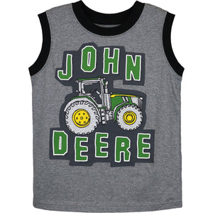 John Deere Child Boy Muscle Tee Tractor