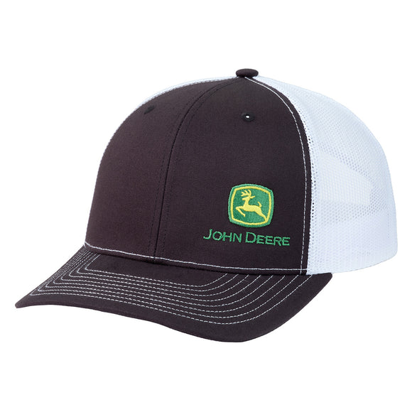 John Deere Richardson Black/White Cap