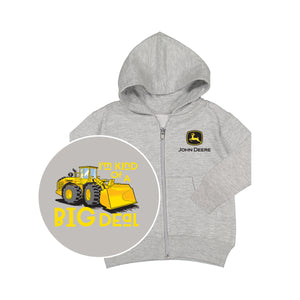 John Deere Toddler Big Deal Zip Hoodie