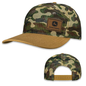 John Deere Full Camo Mesh Trucker Hat