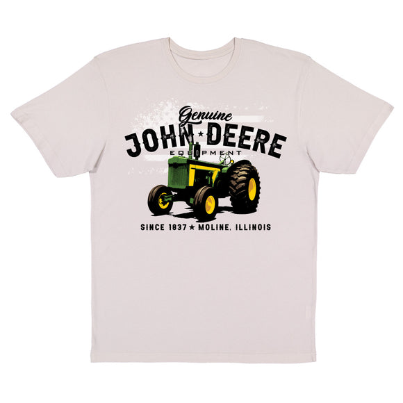 John Deere Men's GY Vintage 1837 Tractor SS Tee