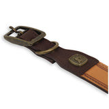 John Deere Brown Dog Collar