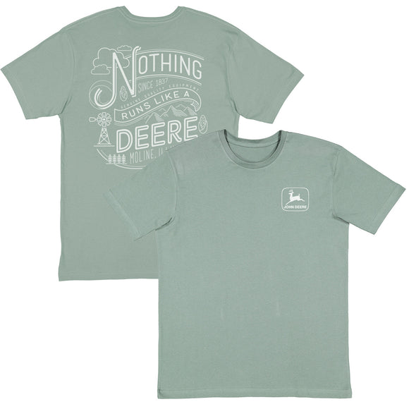 John Deere Vintage Monoline Farm Short Sleeve Tee