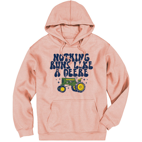 John Deere Women's Retro Nothing Runs Like A Deere Hoodie
