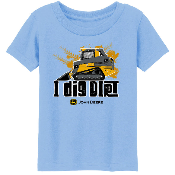 John Deere Toddler I Dig Dirt Short Sleeve Tee