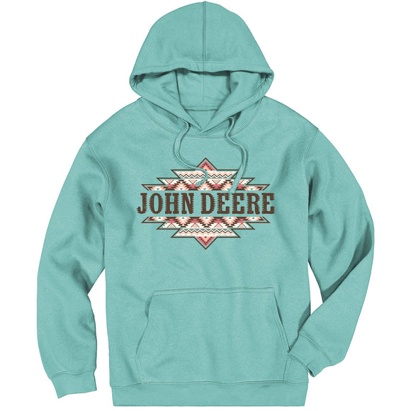 John Deere Women's Aztec Hoodie