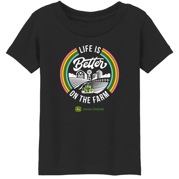 John Deere Toddler Better On The Farm Short Sleeve Tee