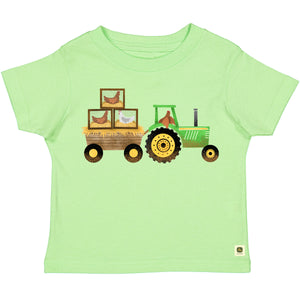 John Deere Toddler Tractor w Chickens Tee