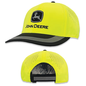 John Deere Mens Flat Stitch Embroidered Cap