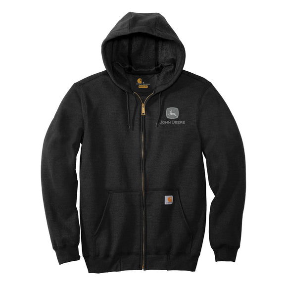 John Deere Carhartt Black TM Full Zip Hoodie