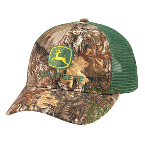 John Deere Camo Twill/Green Mesh Cap