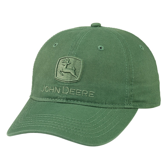 John Deere Green Twill Tonal Cap