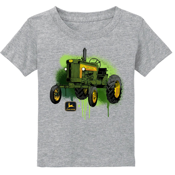 John Deere Youth Ink Drip Tractor Short Sleeve Tee