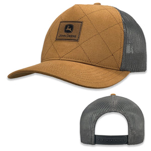 John Deere Quilted Canvas Trucker Cap