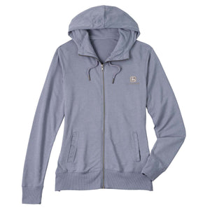 John Deere Womens Full Zip Hoodie