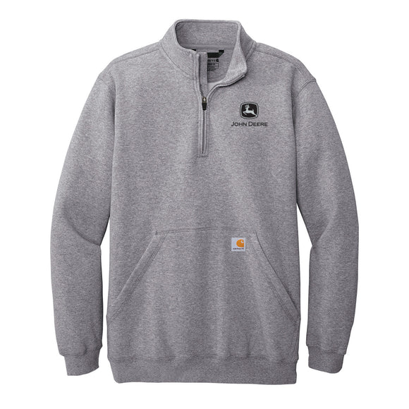 John Deere Carhartt Quarter Zip Embroidered Fleece