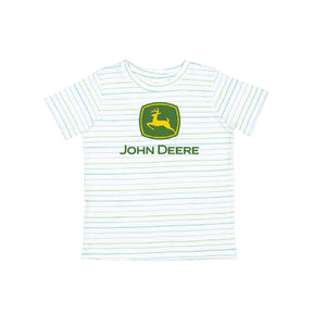 John Deere Toddler AG Striped Tee