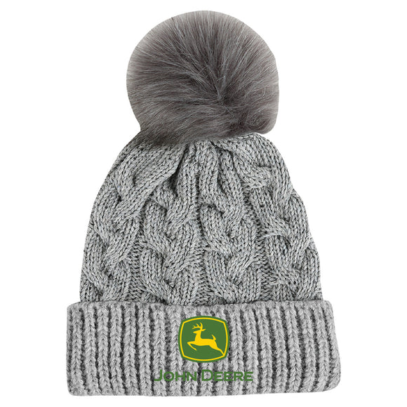 John Deere Speckle Pom Winter Hat