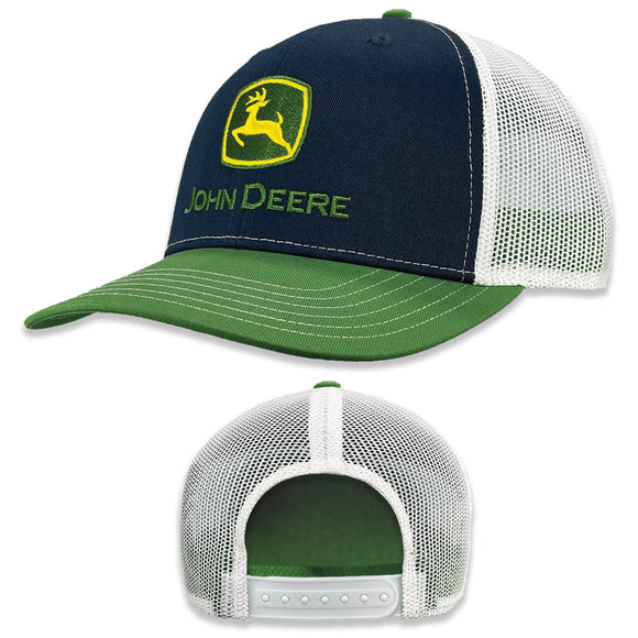 John Deere Mens Navy Embro Hat