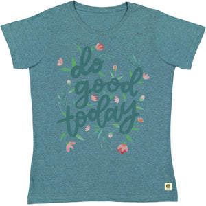 John Deere Womens Turquoise Tee