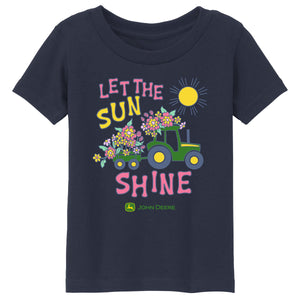 John Deere Toddler Navy Let the Sun Shine Tee