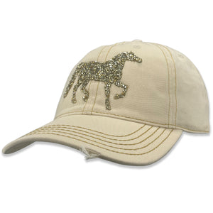 John Deere Womens Horse Patch Twill Cap