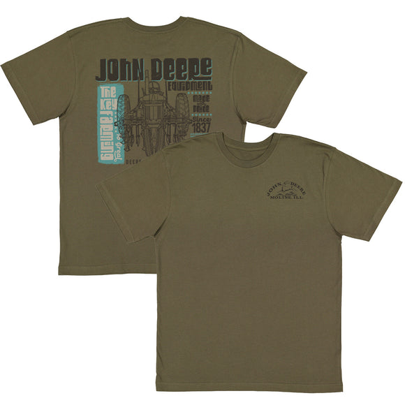 John Deere Vintage Key to Farming Short Sleeve Tee