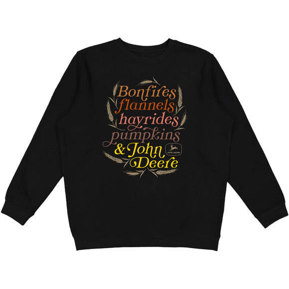 John Deere Women's  Fall Wishlist Crew Fleece