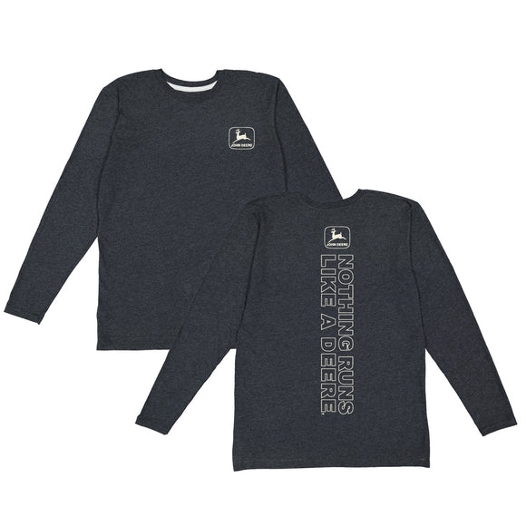 John Deere Men's Nothing Runs Like A Deere Long Sleeve Tee