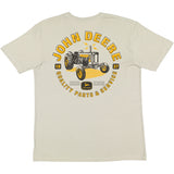 John Deere Vintage Latte Vintage Tractor Eco Short Sleeve Tee