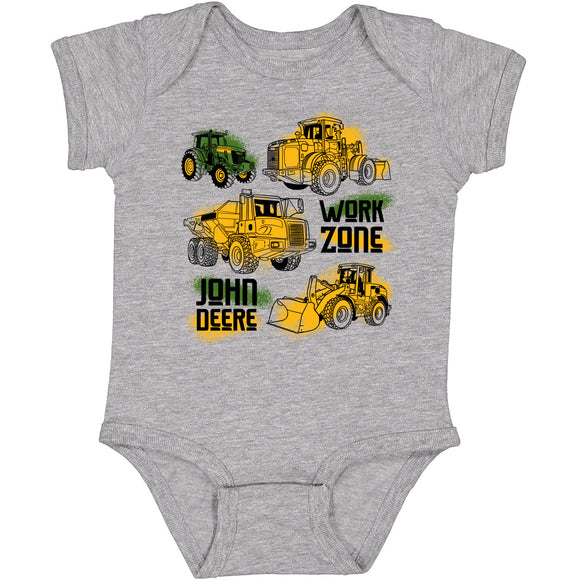 John Deere Infant Work Zone Short Sleeve Bodysuit